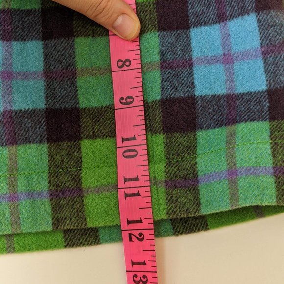 Gap Kids Green Plaid Skirt Size 8 - Picture 11 of 12